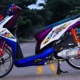 Modifikasi Motor Matic Ubah Tampilan Standar Jadi Lebih Stylish